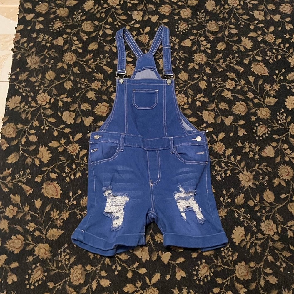 Jean Jumpsuit Shorts